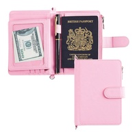 Étui Porte-Passeport et Porte-Cartes en Similicuir PU Luxe, Fin et Portable, avec Logo Personnalisé – Accessoire de Voyage pour Billets, Cartes d'Identité et Cartes de Crédit