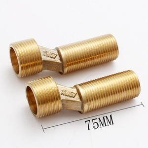 Conectores de Esquina de Cobre de 75 mm con Ángulo Ajustable para Conexiones de Plomería - Product Image 1