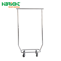 Meuble de magasin en métal, vente au détail, réglable, pliable, 4 voies, présentoir pour vêtements, linge, support pour vêtements