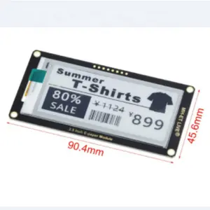 2,9 "2,9-Zoll-Epaper-Modul E-Paper E-Ink EInk-Bildschirm SPI-Unterstützung für Arduino UNO STM32 Raspberry PI ESP32