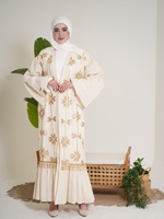 Abaya noire brodée de fleurs, vêtements islamiques modestes pour femmes, robe musulmane de Dubaï, nouvelle robe Abaya turque