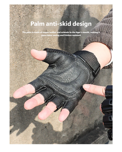 Vente directe d'usine, gants de sport tactiques de cyclisme en plein air, coque rigide <span class=keywords><strong>mécanique</strong></span>, unisexe, demi-doigts, entraînement sur le terrain CS - Product Image 3