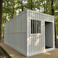 Maison conteneur miniature pliable en acier léger portable sur mesure avec un design moderne pour la sécurité des appartements/hôtels