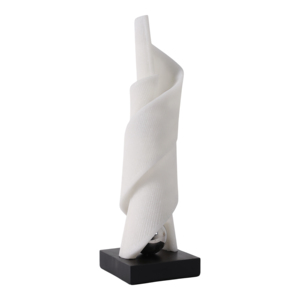 Scultura a Spirale per Arredamento Casa, Statuetta Astratta in Poliresina con Base per Mensole o Tavolini da Caffè - Product Image 2