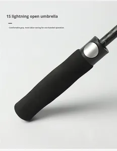 Ombrello da Golf Dritto in Poliestere da 27 Pollici Completamente Automatico, Antivento, con Telaio a R, Personalizzabile con Logo, Design Classico - Vendita all'Ingrosso - Product Image 4