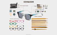 Lunettes de soleil pilote à double pont en propionate, monture intégrale, non polarisées, protection UV400, compatibles avec la myopie, pour la conduite, les activités de plein air et la pêche