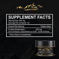 Pommade de Résine de Shilajit Alimentaire Transfrontalière 30g/50g – Améliore l'Immunité – En Stock Usine