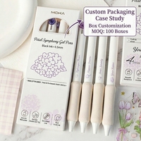 Romantique Dream Series Casual Flower Gel Pen Petit Frais Nouvelle Arrivée Séchage Rapide 0.5mm Matière Plastique Creative CS Design