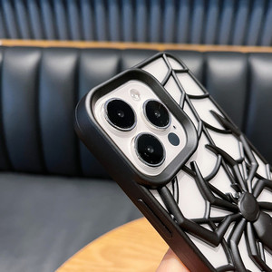 Per <span class=keywords><strong>Apple</strong></span> <span class=keywords><strong>iPhone</strong></span> 11 12 13 <span class=keywords><strong>14</strong></span> 15 16 17 Custodia Rigida Anti-Caduta con Design a Ragnatela e Fori di Ventilazione per un Raffreddamento Ottimale - Product Image 4