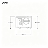 Fabricant OEM, vision thermique compacte 256x192, objectif 13 mm F0.9, imagerie infrarouge, vision nocturne, longue portée, haute qualité, étanche
