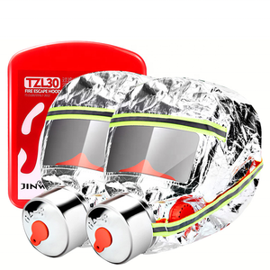 Fire Escape Hood Fire Fighting Protection Emergency Face Safety Breathing Escape <strong>Smoke</strong> <strong>Gas</strong> <strong>Mask</strong> - Product Image 5
