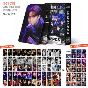 ATEEZ Japan Ashes to Light Lomo <span class=keywords><strong>Card</strong></span> Kpop Fotokaart 92 stuks/doos Gemaakt van Papier - Product Image 4