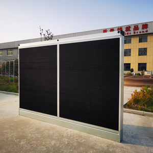 Neue 1-jährige Garantie Kunststoff-Verdunstungswaben-Kühl kissen mit Edelstahl rahmen für Geflügelfarmen in Hühner häusern - Product Image 1