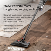 Aspirateur multifonctionnel 5M avec fil filaire Laveuse de sol humide et sec autonettoyant avec serpillière pour usage domestiqu