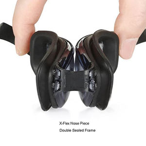 Lunettes de natation avec bouchons d'oreille intégrés pour adultes, hommes, femmes et enfants de plus de 8 ans, sans fuites, anti-buée, protection UV - Product Image 3