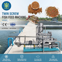 Machine de production d'aliments pour poissons, extrudeuse de nourriture flottante et coulante pour poissons d'ornement, équipement de traitement