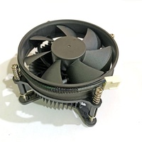Meilleur prix ventilateur dissipateur thermique noir pour ordinateur intel lga 115X 1150 1151 1155 1156 1200 1700 refroidissement cpu refroidisseur radiateur