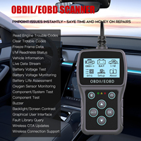 Escáner OBD2, herramienta de diagnóstico de coche de camión de servicio pesado de Grado Profesional, lectura/borrar códigos, comprobar la luz del motor, OEM, 1 año, Universal