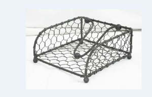 Porte-serviettes en métal moderne avec finition revêtue d'or Idéal pour la cuisine à domicile Décoration et organisation de table élégantes - Product Image 6