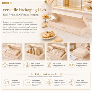 Cajas de <span class=keywords><strong>Pizza</strong></span> de Cartón Corrugado Kraft con Relieve, Materiales Reciclados de Calidad Alimentaria, 16 Pulgadas, Forma Cuadrada Personalizable, Magnéticas - Product Image 4