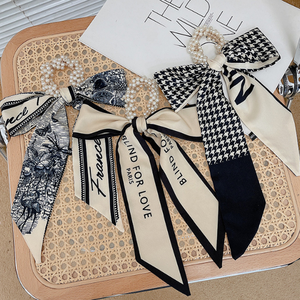 دبابيس لؤلؤ متين ربطات شعر بشريط مبيع بالجملة إكسسوارات شعر مقوسة للنساء - Product Image 1