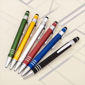 Customizable Luxury Slim Signature Metal Ballpoint <b>Pen</b> Single Head Rubber Universal for Stylus for Business Signatures <b>Pen</b> - Product Image 2
