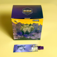 Boîtes en carton rigide de luxe personnalisées 2026 avec logo pour Rhino 69 VIP Honey, revêtement UV, gaufrage, emballages de café et de chocolat, vente en gros