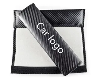 2023 Popular Car Brand Logo Customized Car Shoulder Pads Strap Cover Cushions Seat Belt Adjuster Kids For Toyota Car