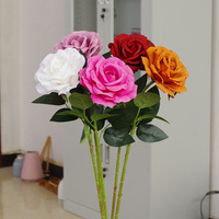 AF10004 Fleurs Décoratives De Mariage Fleur Artificielle Rose Bouquet Fournitures De Mariage Fleurs Artificielles Décor