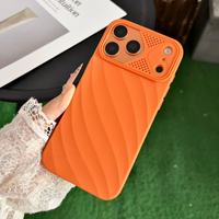 Coques de téléphone anti-chute en TPU coloré à dissipation thermique avec trous ondulés populaires de l'usine BAILI pour iPhone 12 13 14 Pro Max