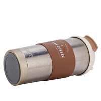 Gobelet de voyage personnalisé en gros de 520 ml en titane à double paroi pour café et eau, bouteille d'eau avec gobelet