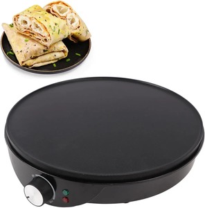 Machine à crêpes électrique de 12 pouces, machine à crêpes, crêpes, roti, machine à crêpes multifonctionnelle, plaque chauffante électrique et bâtonnet + pelle - Product Image 4