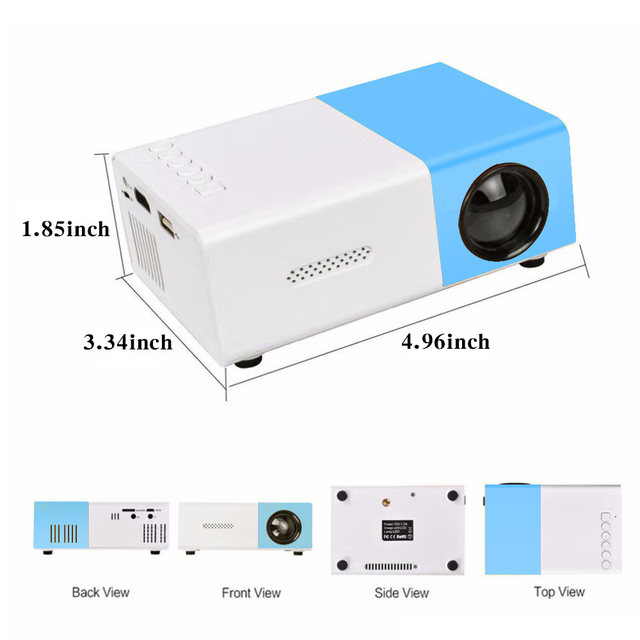 JUNUO Factory Cheapest Projector YG300 Portable Mini Projector with Outstanding Appearancei Mini Smart Home Theater Projector