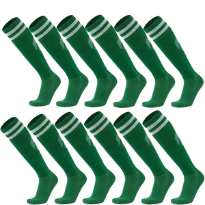 Export Quality Winter Crew & Knee <b>Socks</b> for Adults Made of Spandex/<b>Polyester</b> Men's Training Custom Cuff Logo Wholesale Available - Product Image 1