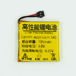 Recambio de batería de 3,8 V para reloj inteligente, 195mAh, 361-00117-00, Garmin Approach S40, Forerunner 30 - Product Image 1