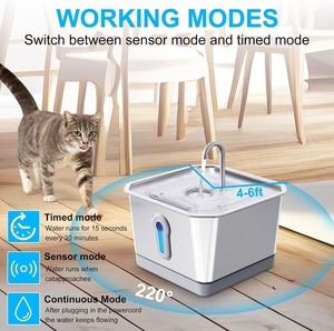 APP Smart Sensor Pet Water Fountain Stainless Steel 135oz Battery Cat Water Dispenser Whit Multiple Filtration Intelligent Chip - Product Image 3
