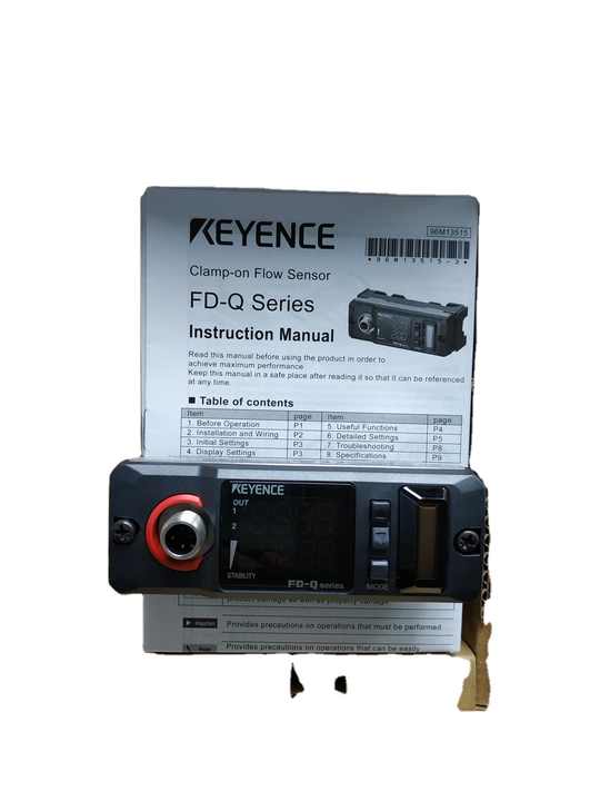 キーエンス流量センサ FD-Q20C.OP75722 クランプオン式流量センサ FD-Q