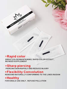 Offerta Speciale All'ingrosso Aghi Microblading 0.18mm PCD 18U Private Label Forniture PMU Micro Lame per Microblading - Product Image 6