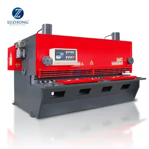 Electric Sheet Metal Shear QC11K 12X4000 CNC Hydraulic Guillotine Shearing Machine