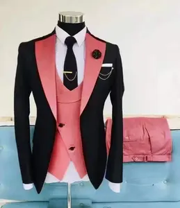 दूल्हा groomsman शादी औपचारिक सूट तीन-टुकड़ा सूट