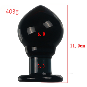 Serie di Plug Anali in Vetro Trasparente Impermeabile da 6,0 cm di Diametro per Gioco Anale Femminile, Espansione della Cavità Posteriore, Auto-Piacere Sessuale - Product Image 5