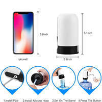 Bomba de Agua Eléctrica Inalámbrica 2026, Bomba de Agua Portátil Recargable por USB, Dispensador Automático de Agua Rápido y Sencillo