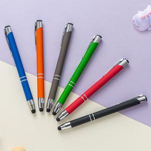 Wholesale Bulk Soft Rubber Metal Aluminum Ballpoint <b>Pen</b> With Printed Logo Advertising Customized for Touch Screen Table - Product Image 6