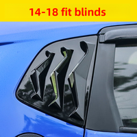 Convient aux volets de fenêtre Fit 14-19, nouveaux volets de fenêtre arrière GK5 modifiés, décoration de volets de fenêtre JAZZ