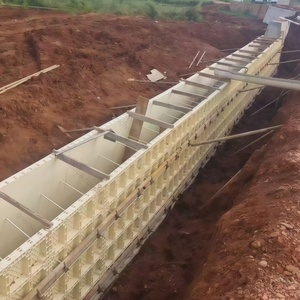 Matériaux de coffrage en béton réglables pour la construction, coffrage en plastique réutilisable pour tunnels, dalles, murs de drainage - Product Image 5