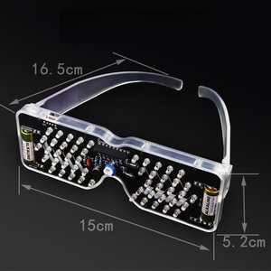 OKYN-G2008 Sound Activated Luminous Glasses Electronic <b>Welding</b> Practice <b>Kit</b> - Product Image 2