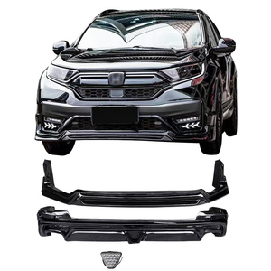 Kit de Carrocería para CR-V 2021, Estilo ABS Plástico para CRV 2020 2021 2022, Labio Delantero y Trasero, Negro Mate, Sin Color - Product Image 2
