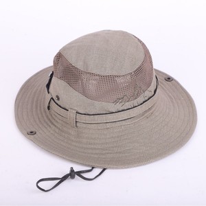 Wide Brimmed Fisherman <b>Hat</b> Khaki Breathable Sun Protection Outdoor <b>Summer</b> Bucket <b>Hat</b> - Product Image 1