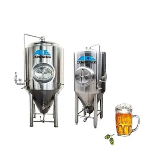 Ace Sus 304 Fermenteur conique 600L Cuve de fermentation avec gaine de refroidissement pour le brassage de bière