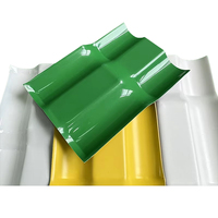 Tuile de Toiture en PVC Ondulée de Type Traditionnel 880mm, Résistante aux Chocs, en Résine Synthétique pour Usage Extérieur (Maison, Temple, Appartement)
